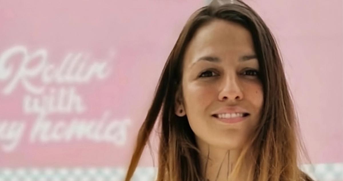 Sara Gallardo, tattoo artist, in her studio