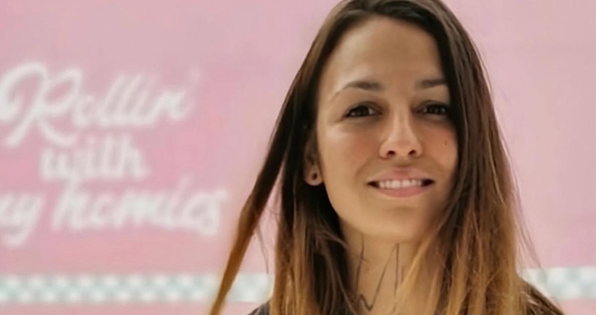 Sara Gallardo, tatoeëerder, in haar studio