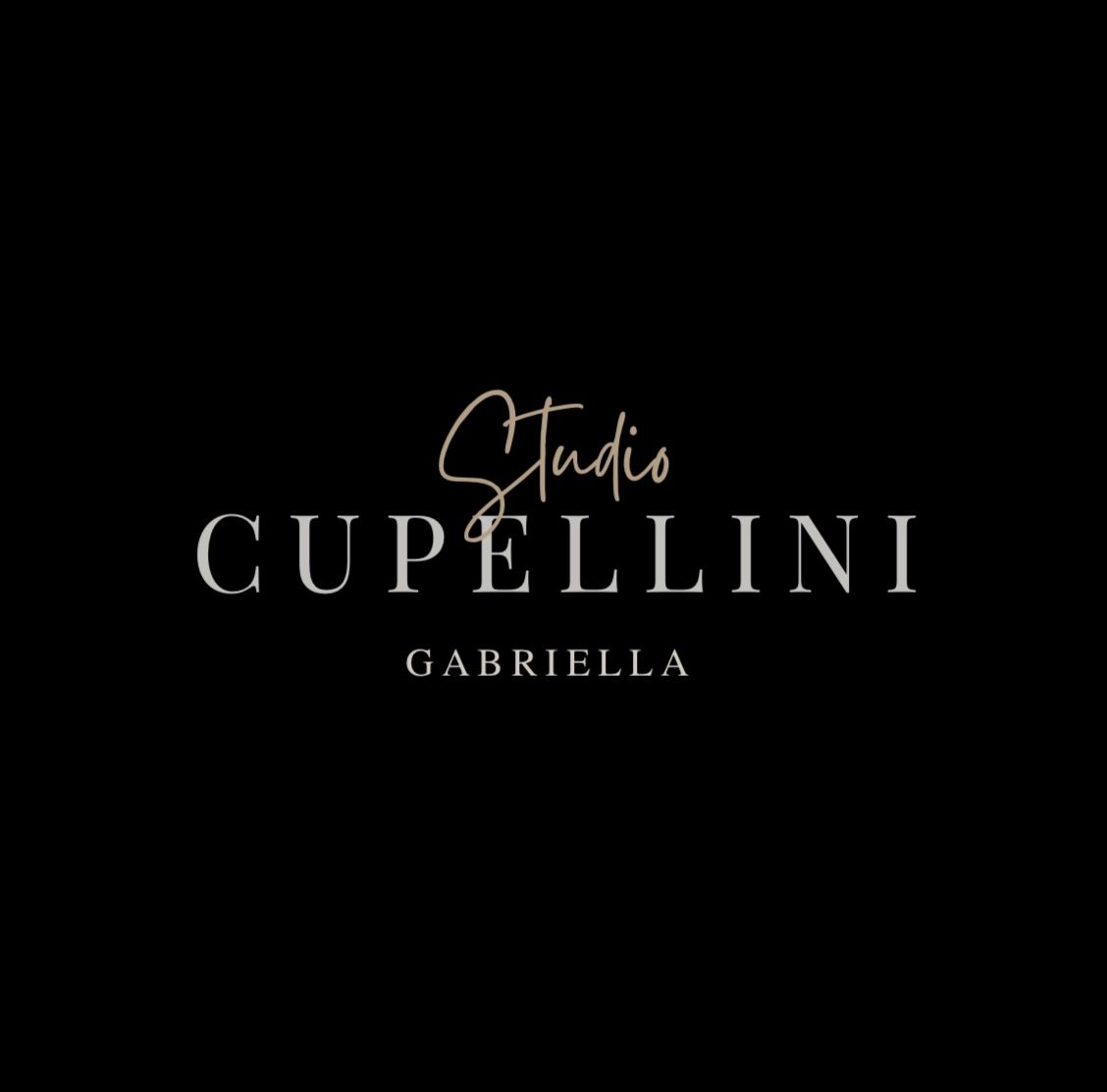 it is a logo for a hair salon called studio cupellini gabriella .