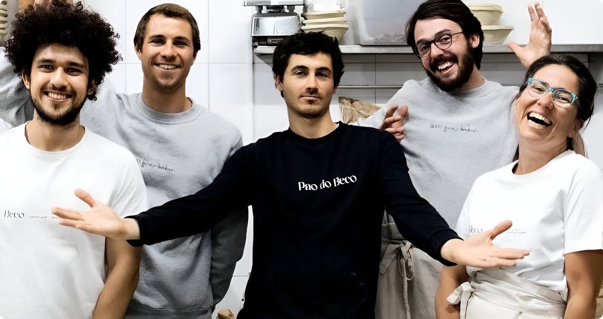 The Pão do Beco bread-baking team