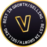 a logo that says best in growth / selling