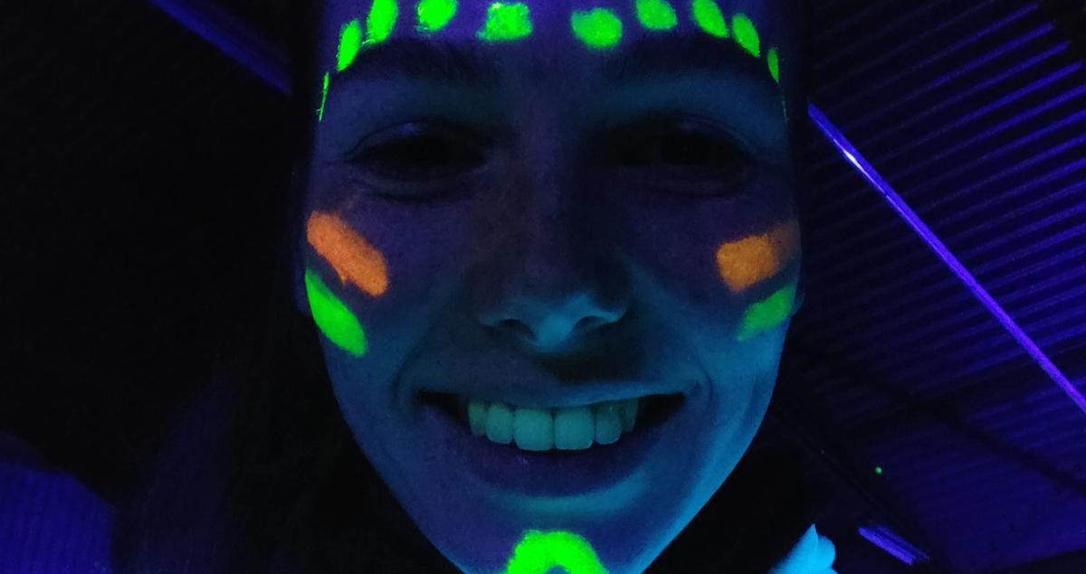 Glow in the dark padel