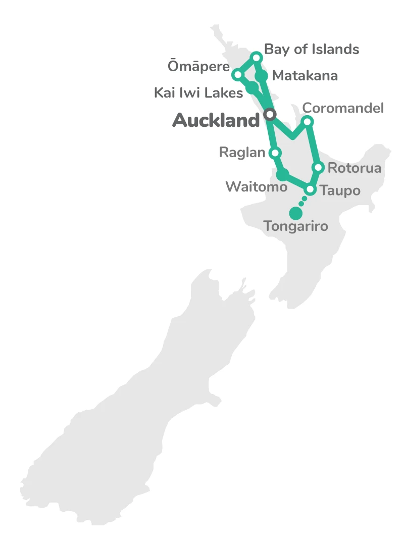 Great North Voyage route map