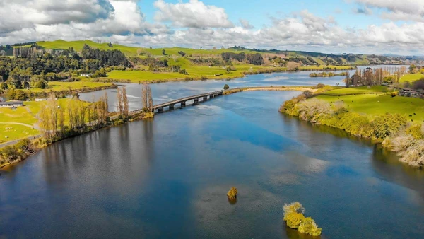 The Waikato River in New Zealand