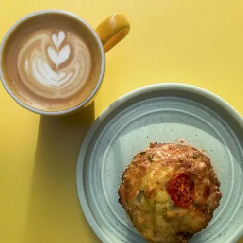 Coffee and a muffin