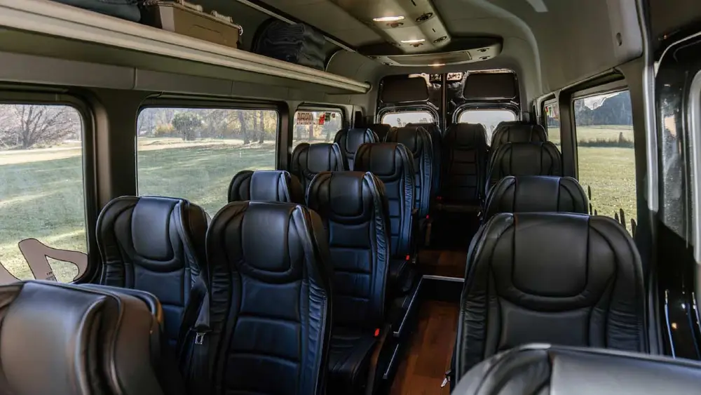 Wild Kiwi Bus interior