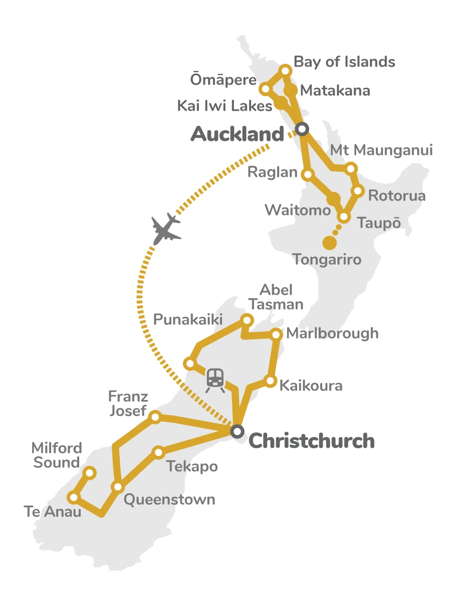 New Zealand Showcase Map