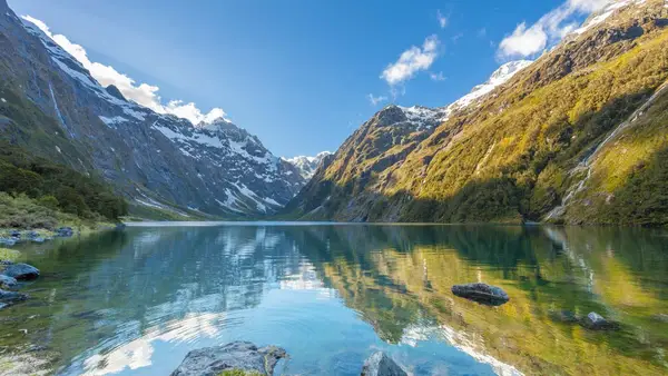 Darran Mountains in New Zealand