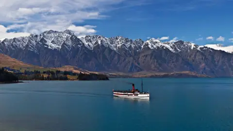 The Earnslaw boat on Lake Wakatipu