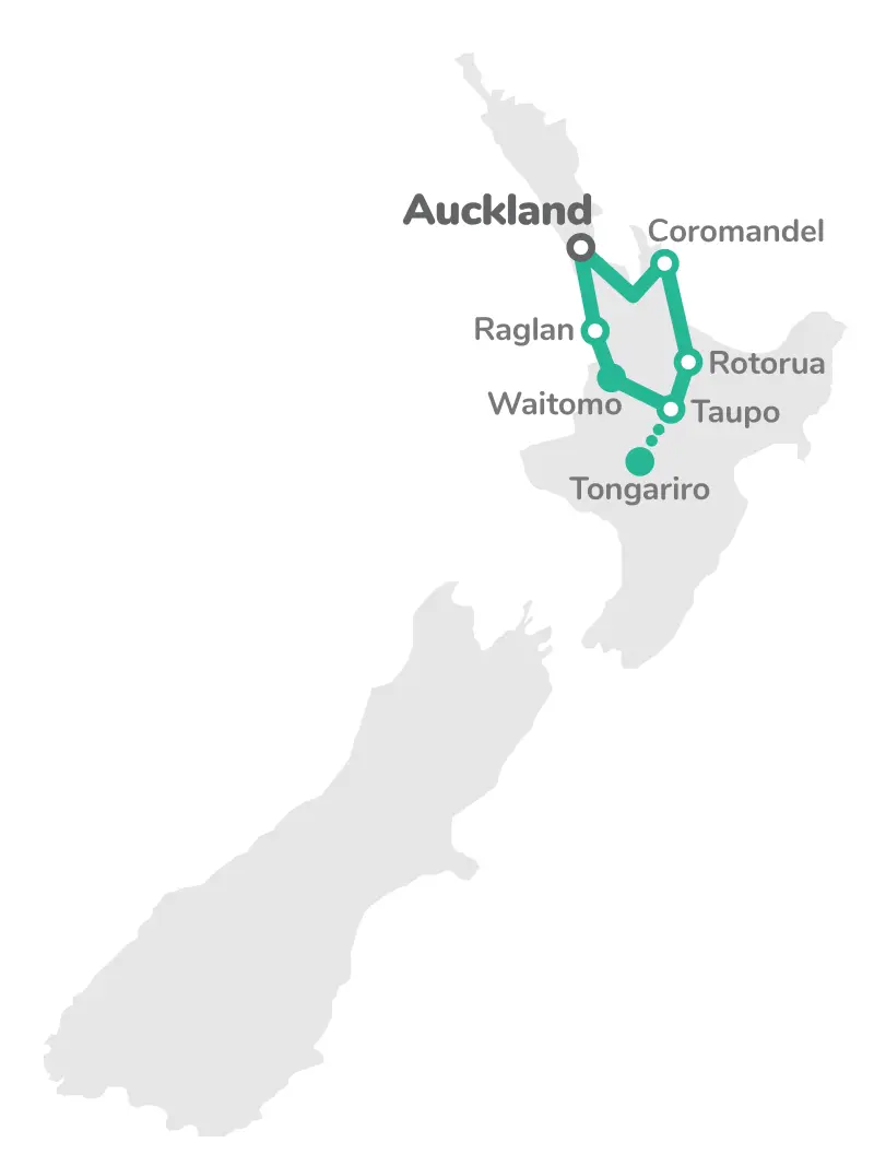 Northern Voyager route map