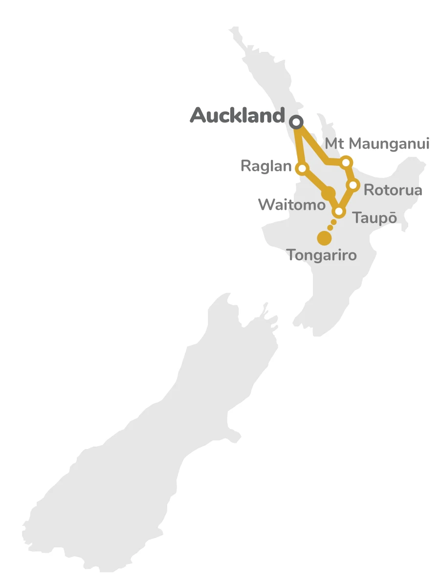 North Island Escape Map