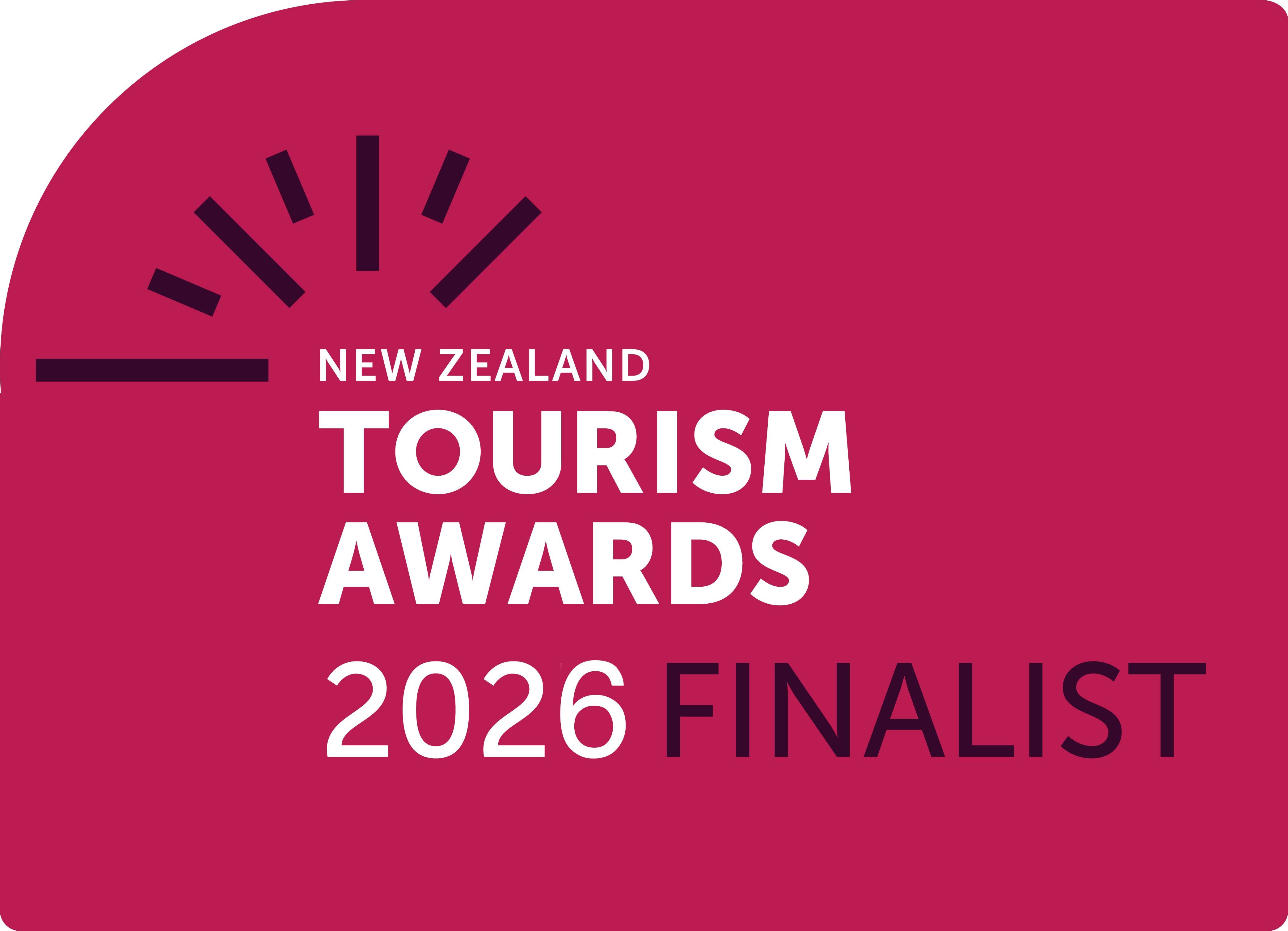 New Zealand Tourism Awards Finalist logo 2026