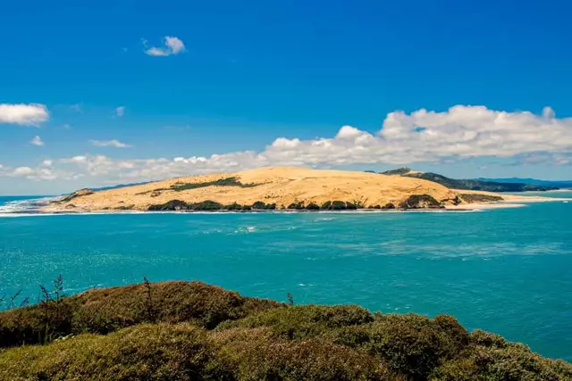 Opononi sand dunes