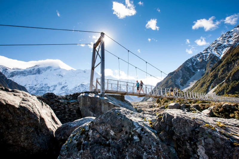 Hooker Valley in New Zealand