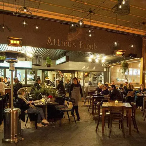 The dining area at Atticus Finch restaurant
