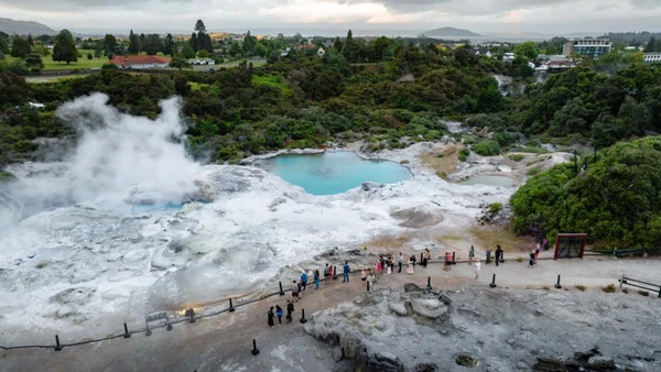Te Puia Geothermal Park in Rotorua