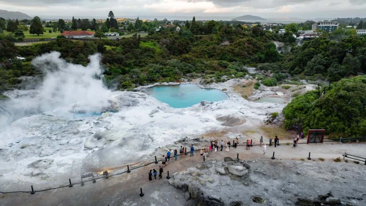 Te Puia Geothermal Park in Rotorua