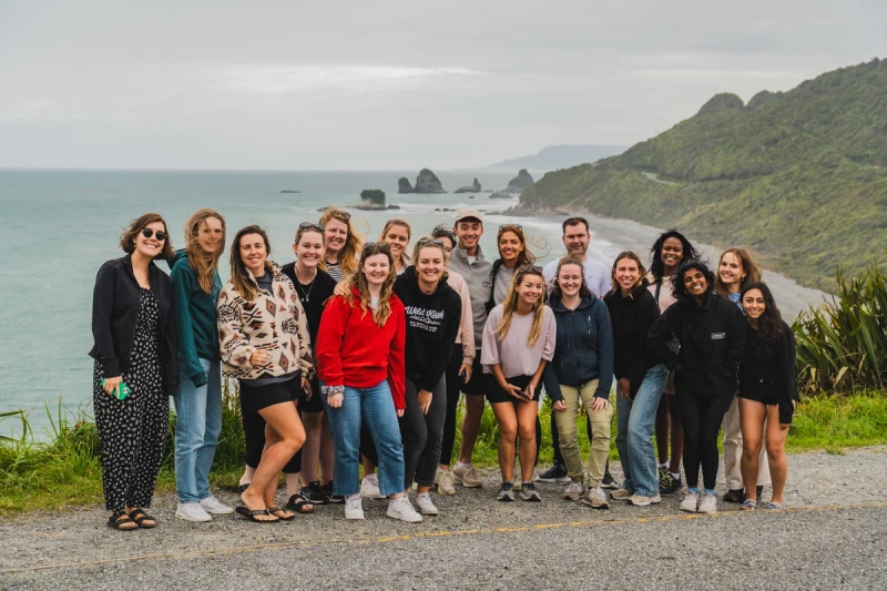 Group photo Wild Kiwi Tour