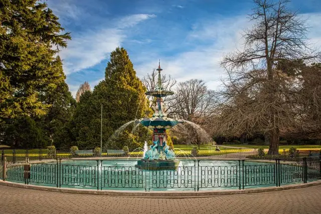 Fountain at Christchurch Botanic Gardens