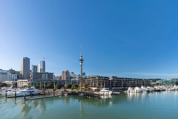 The waterfront in Auckland City