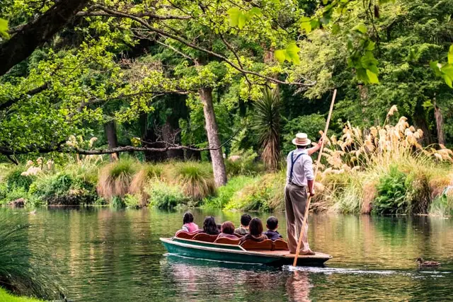 Punting on the Avon River