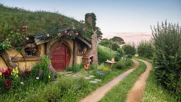 Hobbit house at Hobbiton