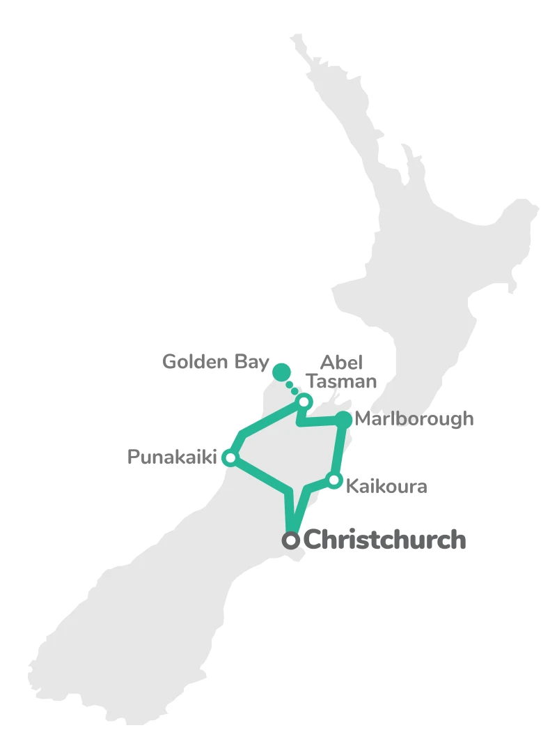 Southern Voyager route map