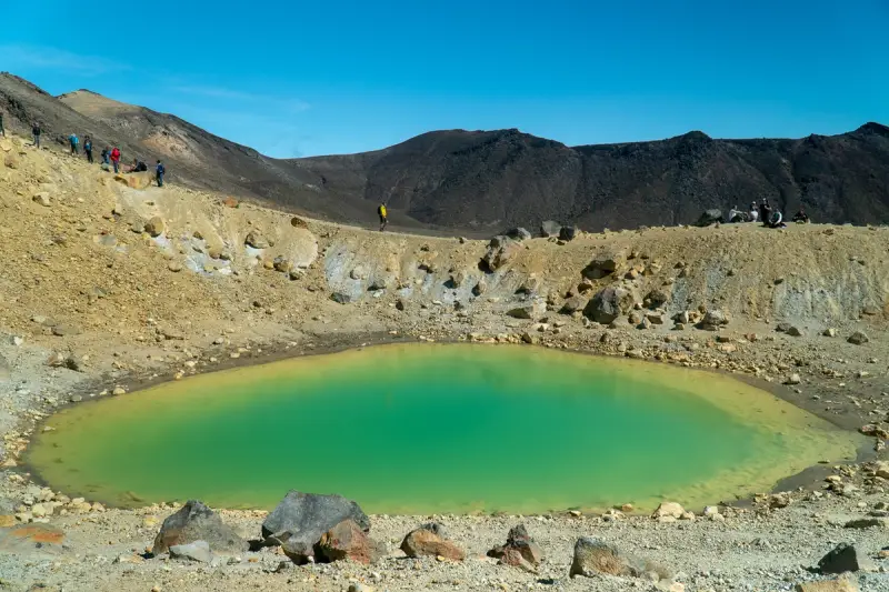 Tongariro Crossing NZ crater