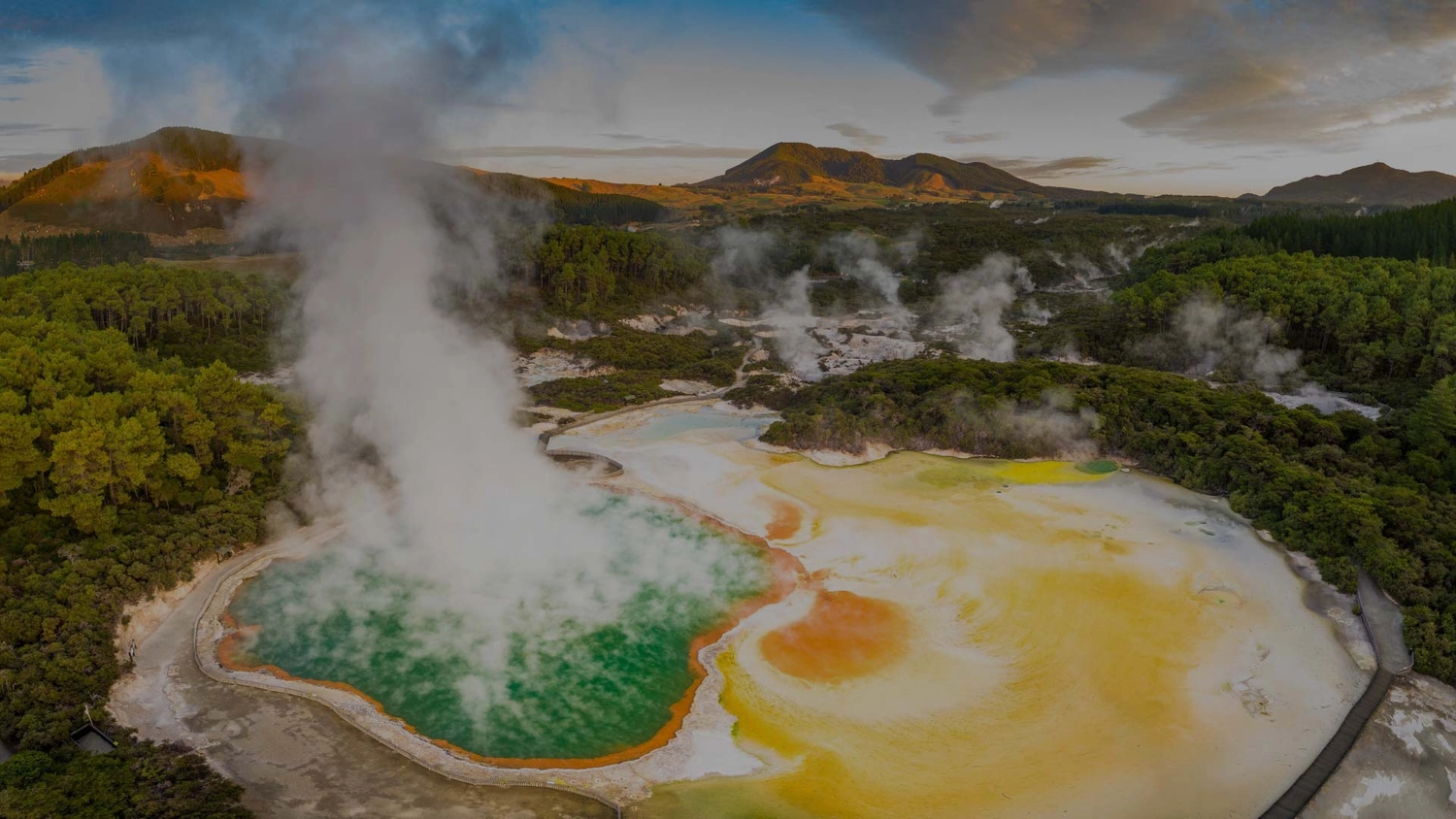 Champagne Pool at Wai O Tapu in Rotorua