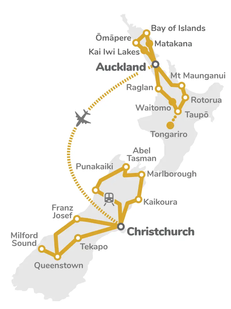 New Zealand Showcase Map