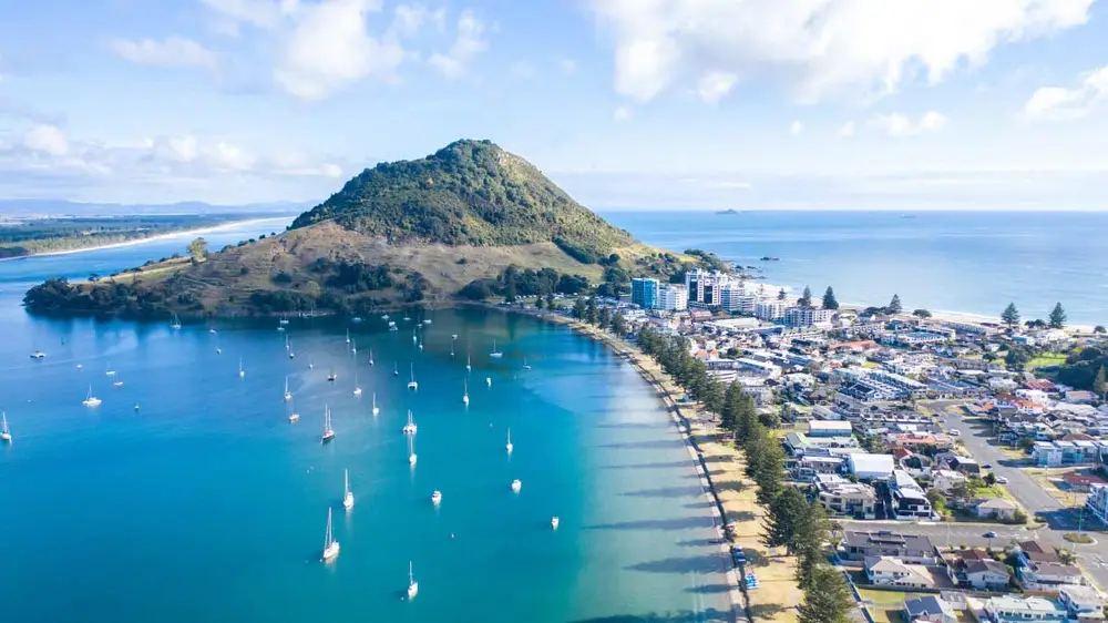 Mount Maunganui in New Zealand