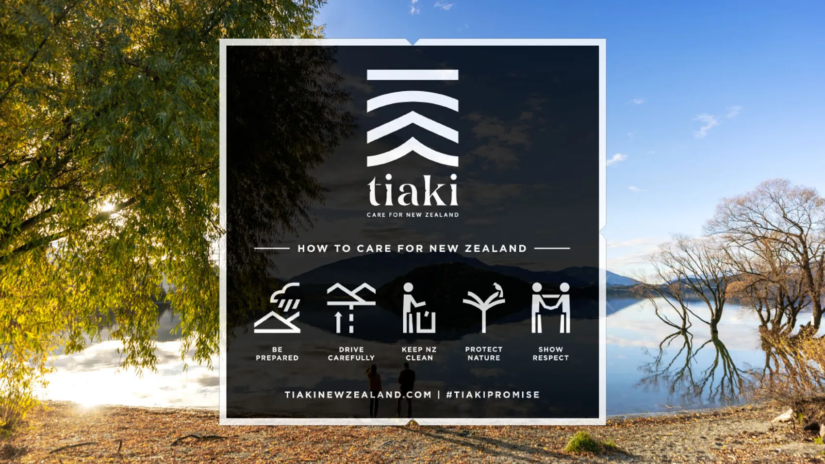 Tiaki Promise how to care for New Zealand diagram