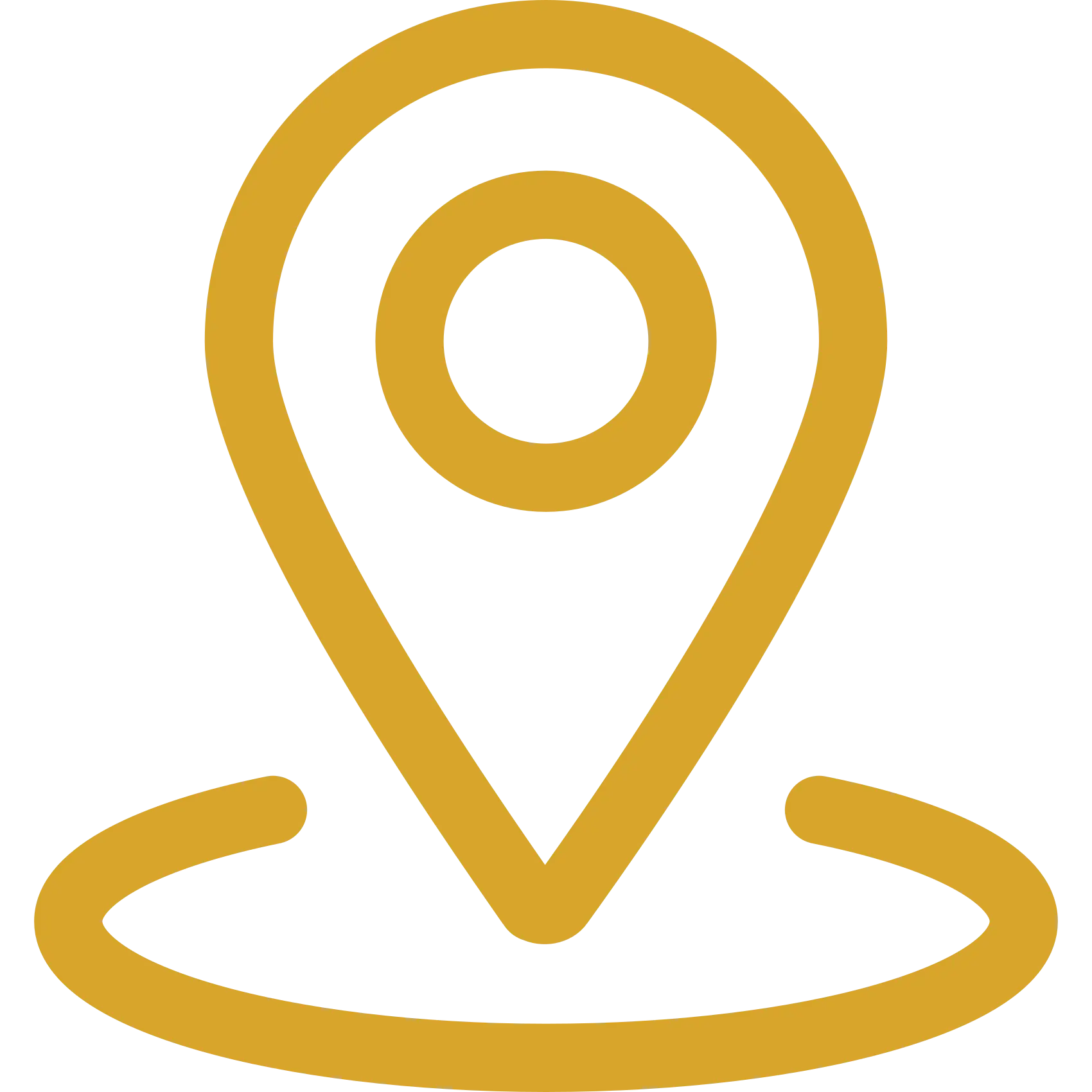 Gold pin icon