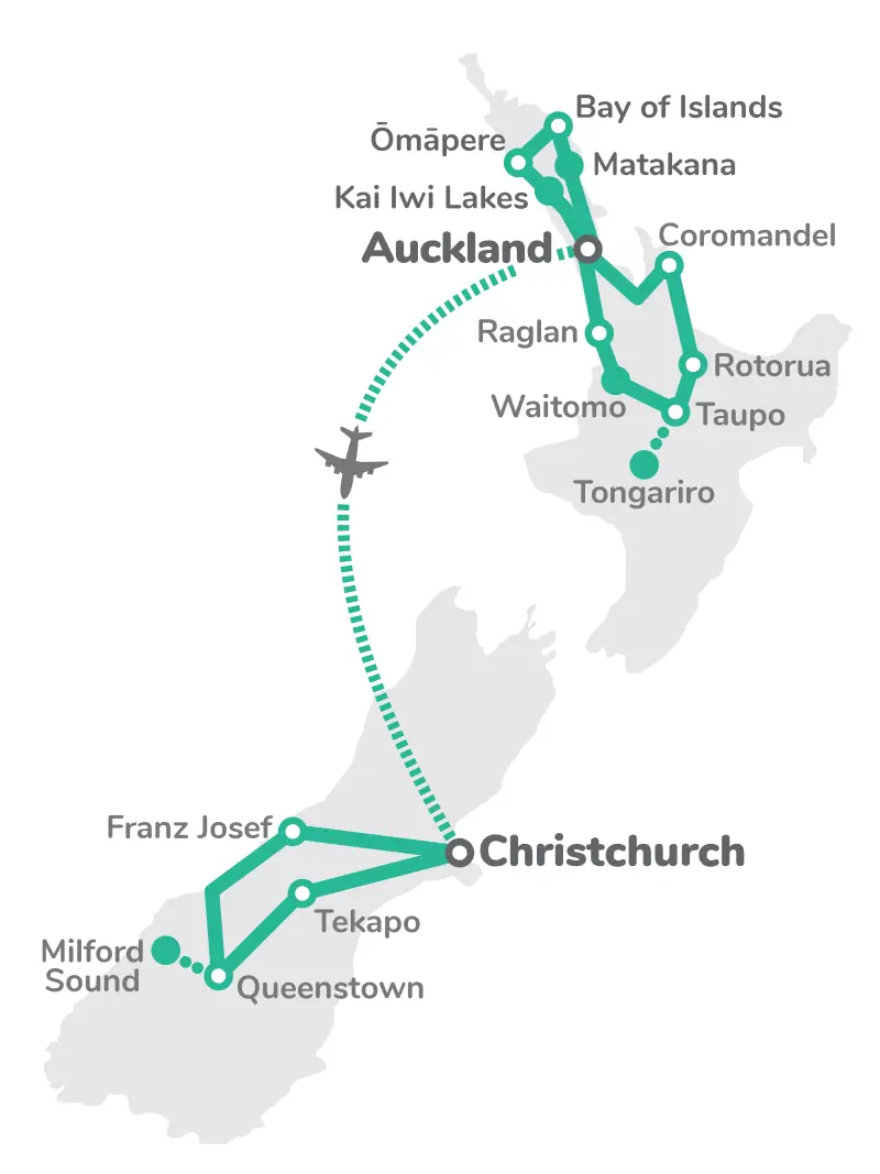 Epic New Zealand Map