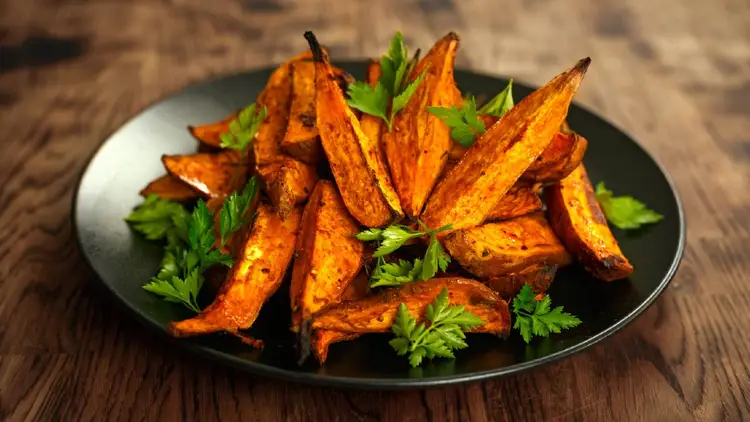 Bowl of kumara fries