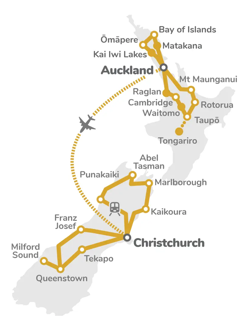 New Zealand Showcase Map