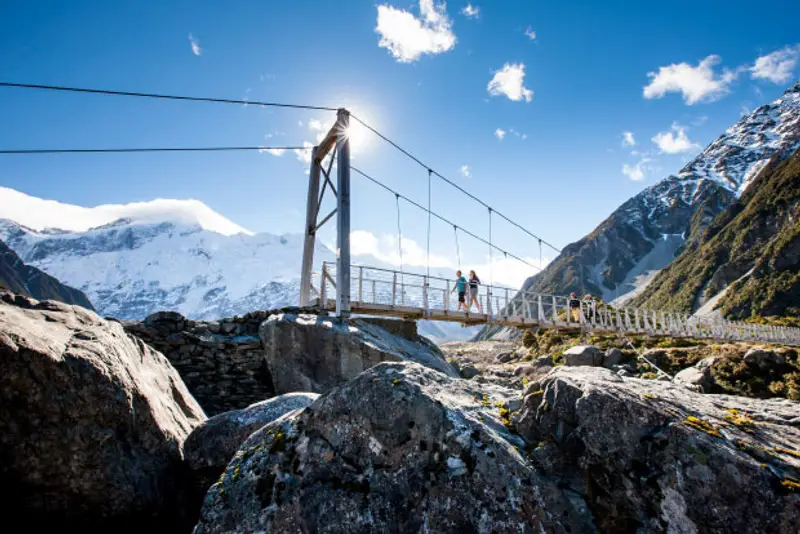 Hooker Valley in New Zealand