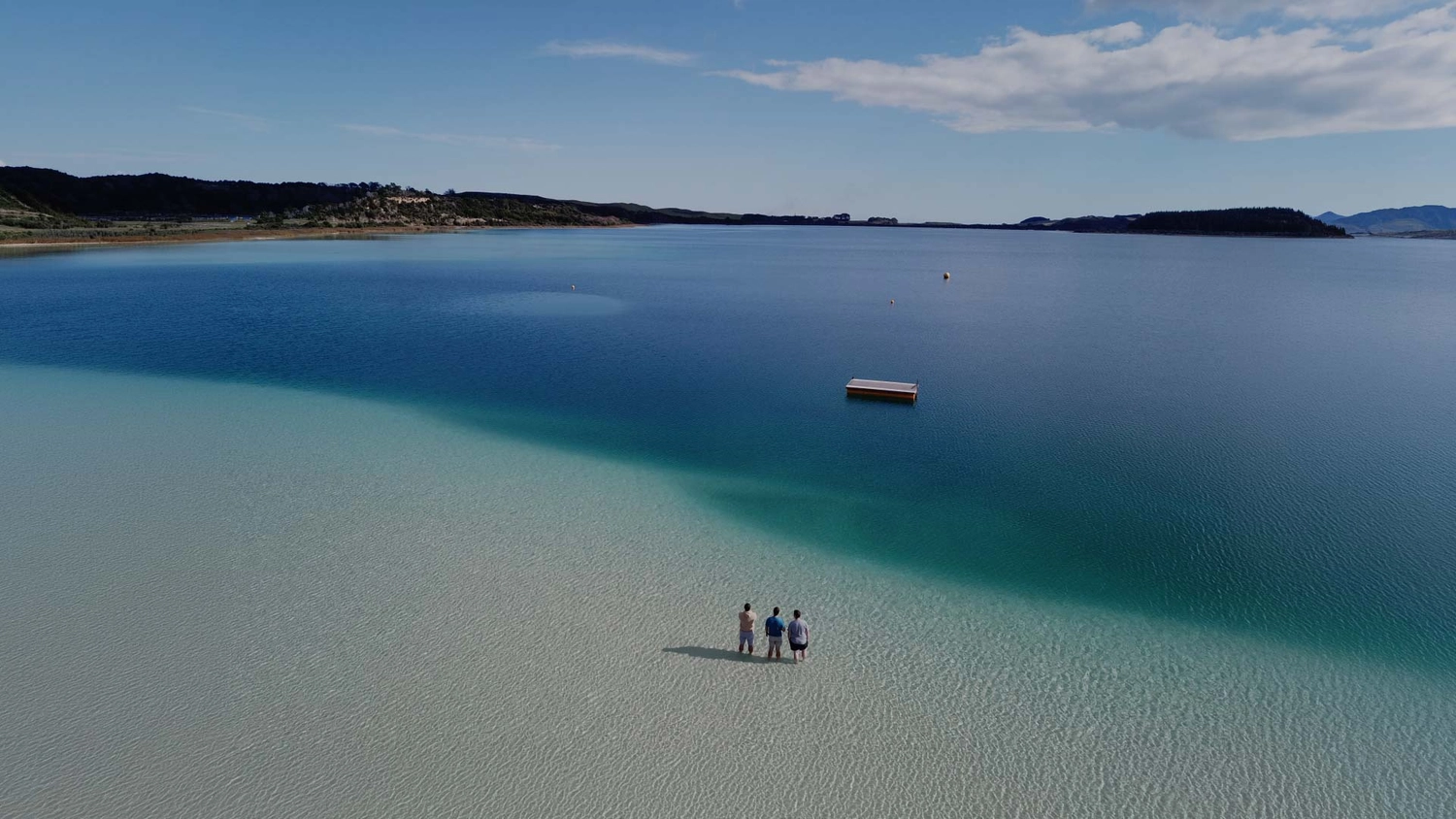 Kai Iwi lakes in New Zealand