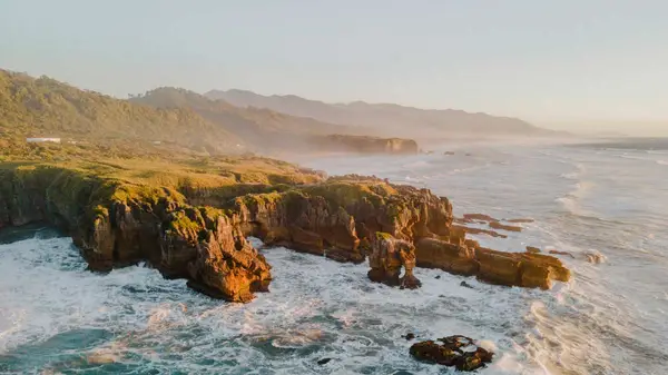 Punakaiki rocks in New Zealand