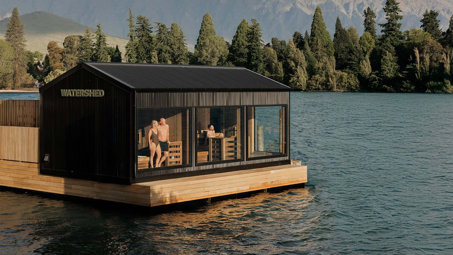 Watershed Saunas on Lake Wakatipu