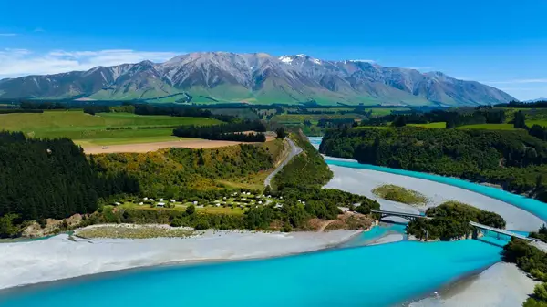 Rakaia Gorge in New Zealand