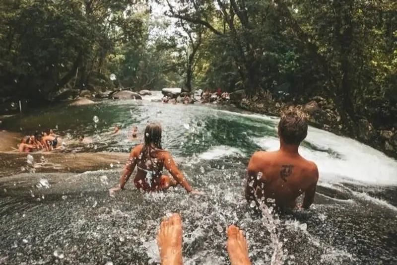 Natural Rockslide in Cairns, Josephine Falls