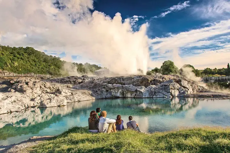 Geothermal activity in Rotorua