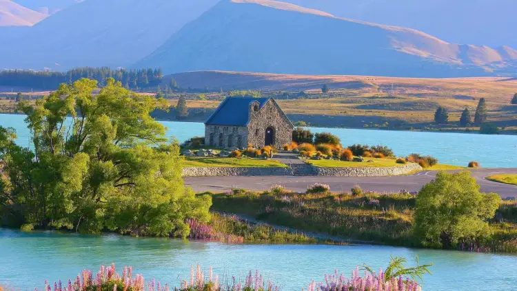 The church of the Good Shepherd on Lake Tekapo