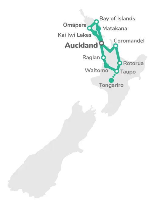 Great North Voyage Map