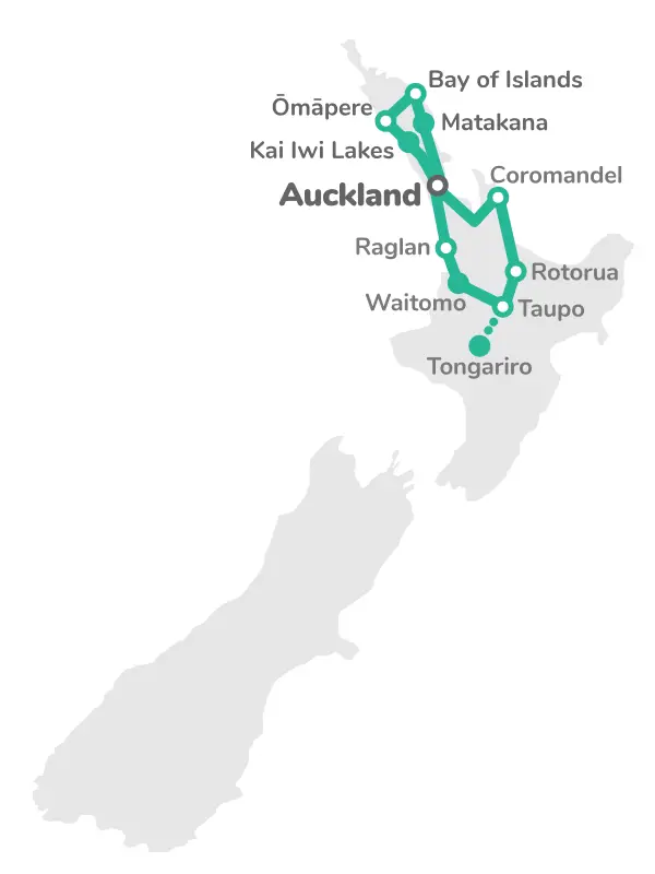 Great North Voyage Map