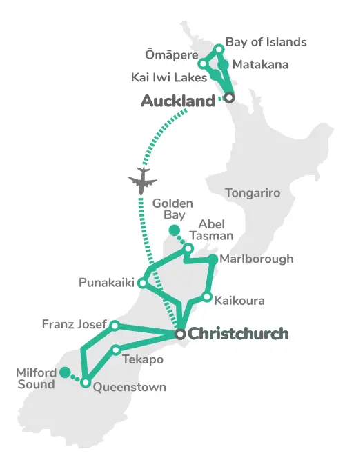 New Zealand Uncovered Map