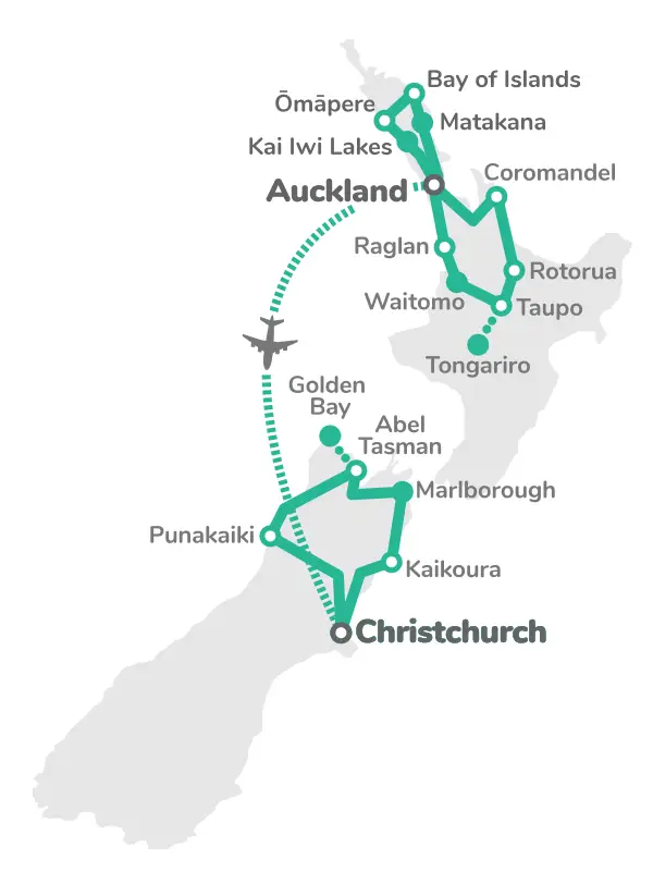 Classic Kiwi Map