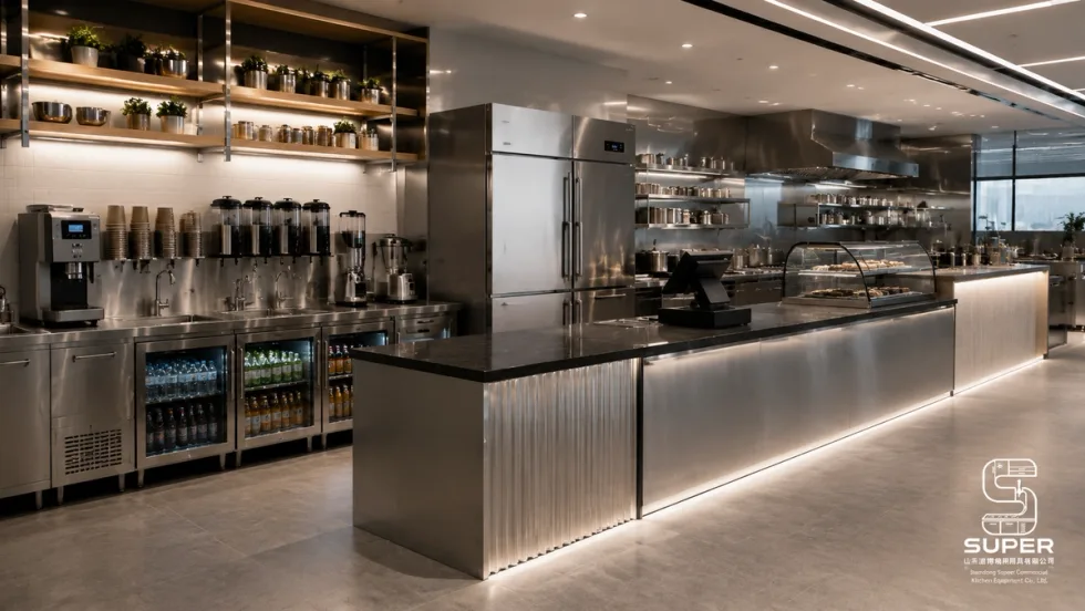 Full restaurant kitchen customization solution for overseas commercial food service projects