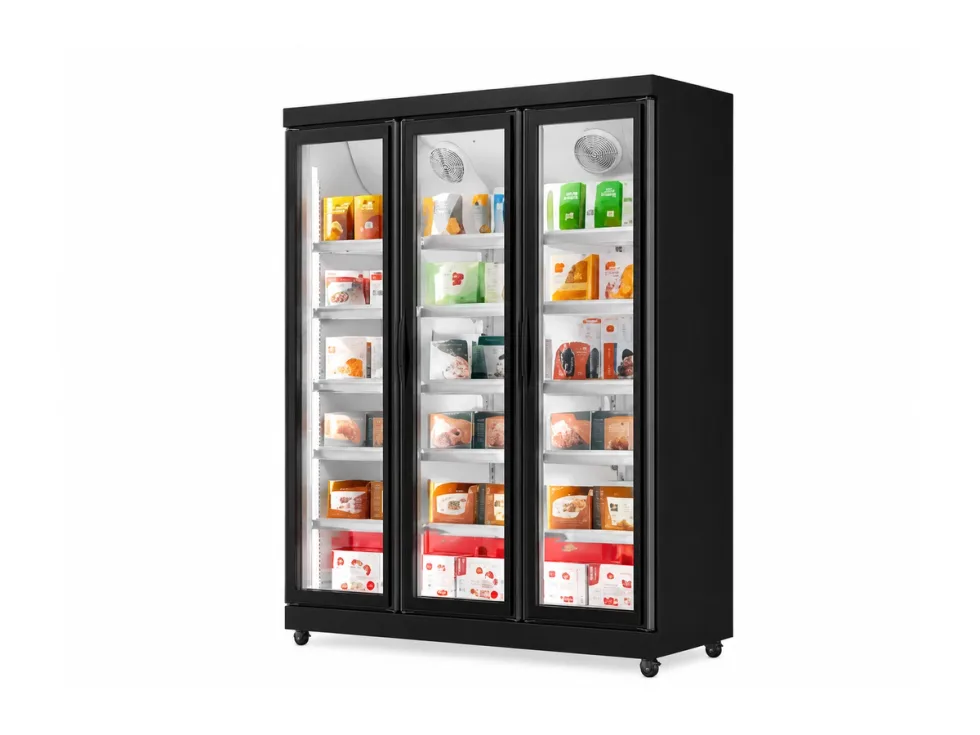 XFE1860PJS rear-mounted display freezer for commercial refrigeration buyers